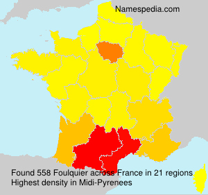 Surname Foulquier in France Surname Foulquier in France