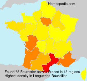 Surname Fourestier in France Surname Fourestier in France