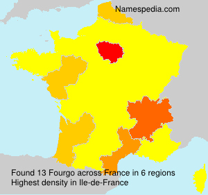 Surname Fourgo in France Surname Fourgo in France
