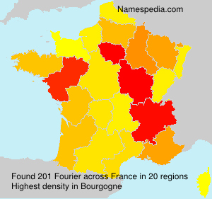 Surname Fourier in France Surname Fourier in France