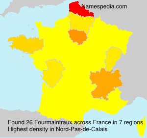 Surname Fourmaintraux in France Surname Fourmaintraux in France