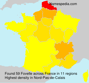 Surname Fovelle in France
