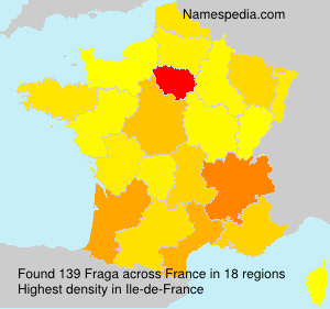Surname Fraga in France Surname Fraga in France