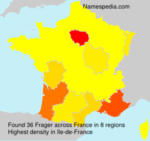 Surname Frager in France Surname Frager in France