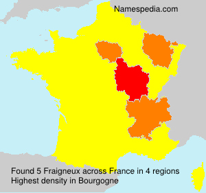 Surname Fraigneux in France Surname Fraigneux in France