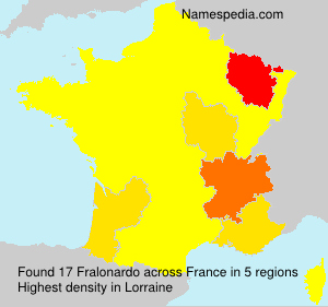 Surname Fralonardo in France Surname Fralonardo in France