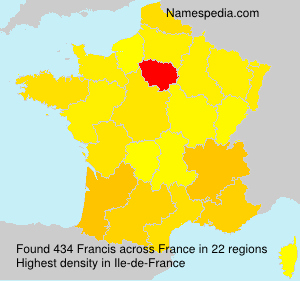 Surname Francis in France Surname Francis in France