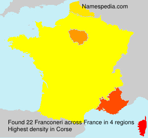 Surname Franconeri in France Surname Franconeri in France