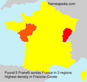Surname Franelli in France Surname Franelli in France