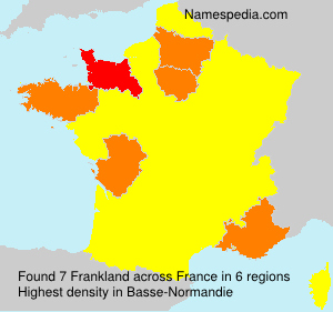 Surname Frankland in France Surname Frankland in France