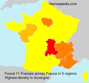 Surname Franses in France Surname Franses in France