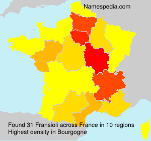 Surname Fransioli in France Surname Fransioli in France
