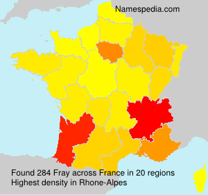 Surname Fray in France Surname Fray in France