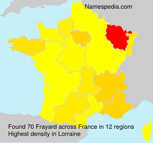 Surname Frayard in France Surname Frayard in France