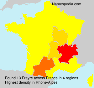 Surname Frayre in France Surname Frayre in France