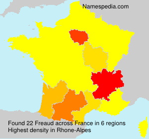 Surname Freaud in France Surname Freaud in France