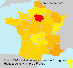 Surname Frederic in France Surname Frederic in France