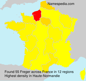 Surname Freger in France Surname Freger in France