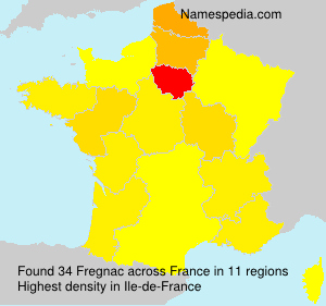 Surname Fregnac in France Surname Fregnac in France