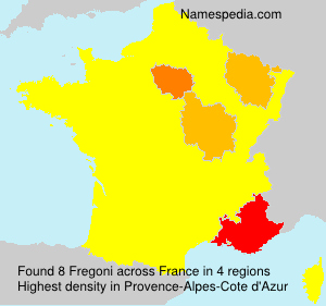 Surname Fregoni in France Surname Fregoni in France