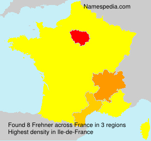 Surname Frehner in France Surname Frehner in France