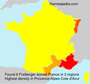 Surname Freiberger in France Surname Freiberger in France