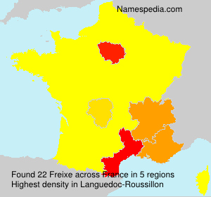 Surname Freixe in France Surname Freixe in France