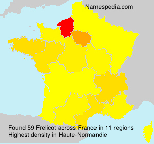 Surname Frelicot in France Surname Frelicot in France