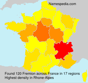 Surname Fremion in France Surname Fremion in France
