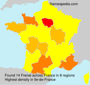 Surname Frenal in France