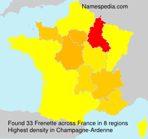 Surname Frenette in France Surname Frenette in France