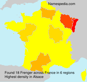 Surname Frenger in France Surname Frenger in France