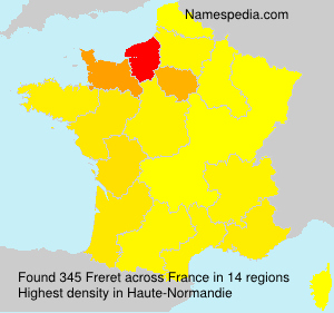 Surname Freret in France Surname Freret in France