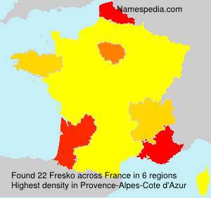 Surname Fresko in France Surname Fresko in France