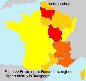 Surname Fresu in France Surname Fresu in France