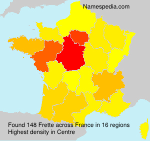Surname Frette in France Surname Frette in France