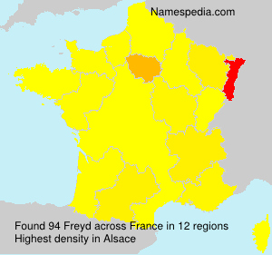 Surname Freyd in France Surname Freyd in France