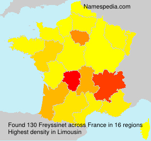 Surname Freyssinet in France Surname Freyssinet in France