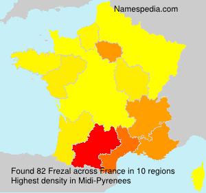 Surname Frezal in France Surname Frezal in France