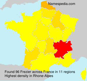 Surname Frezier in France Surname Frezier in France