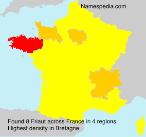 Surname Friaut in France Surname Friaut in France