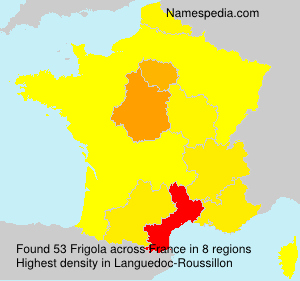 Surname Frigola in France Surname Frigola in France