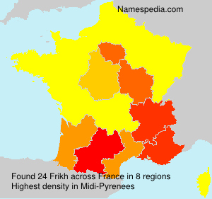 Surname Frikh in France Surname Frikh in France