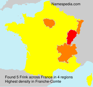 Surname Frink in France Surname Frink in France