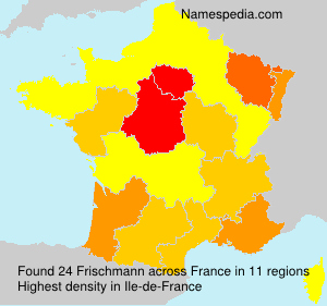 Surname Frischmann in France Surname Frischmann in France