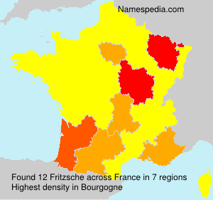 Surname Fritzsche in France Surname Fritzsche in France
