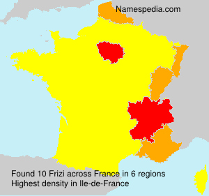 Surname Frizi in France Surname Frizi in France
