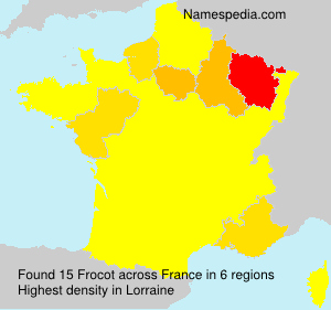 Surname Frocot in France Surname Frocot in France