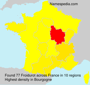 Surname Froidurot in France