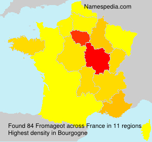 Surname Fromageot in France Surname Fromageot in France